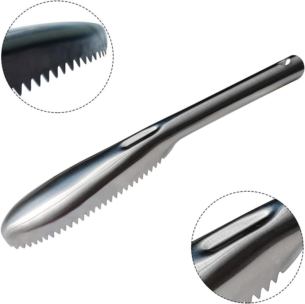 Fish Scale Remover Scaler Scraper Cleaner Kitchen Tool Peeler Gadget V563-FISH_SCALE
