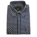 Mens FLANNELETTE SHIRT Check 100% COTTON Flannel Vintage Long Sleeve - 49 (Full Placket) - 5XL V563-FLSHT2015-FP49-5XL