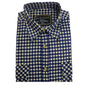 Mens FLANNELETTE SHIRT Check 100% COTTON Flannel Vintage Long Sleeve - 49 (Full Placket) - 5XL V563-FLSHT2015-FP49-5XL