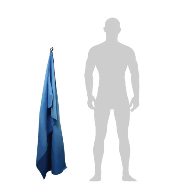 Microfibre Travel Towel Fast Drying Gym Sport Camping Swimming Hiking Workout V563-FM0064-BLUE