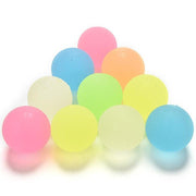 10pcs Large Frosted Rubber Bouncing Balls 60mm Mixed Colours Bulk w Storage Tub V563-FROSTEDBOUNCINGBALLS-1TUB
