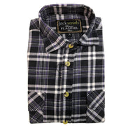 Mens Half Placket Flannelette Long Sleeve Pullover Shirt 100% Cotton Check Authentic Flannel - Burgundy - S V563-FS-HP18-BURGUNDY97-S
