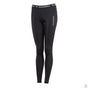 DIADORA Ladies Compression Sports Full Length Tights Gym Yoga - Black - 8 V563-GDWS1390-BLK-8