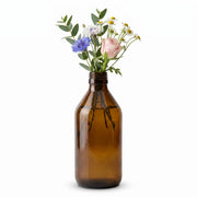 600ml Vintage Brown Glass Vase without Lid/Cap (Flowers not included) V563-GLASS_FLOWERVASE