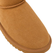 Jillaroo Womens UGG Boots Genuine Sheepskin Suede Leather Moccasins - Chestnut - 5