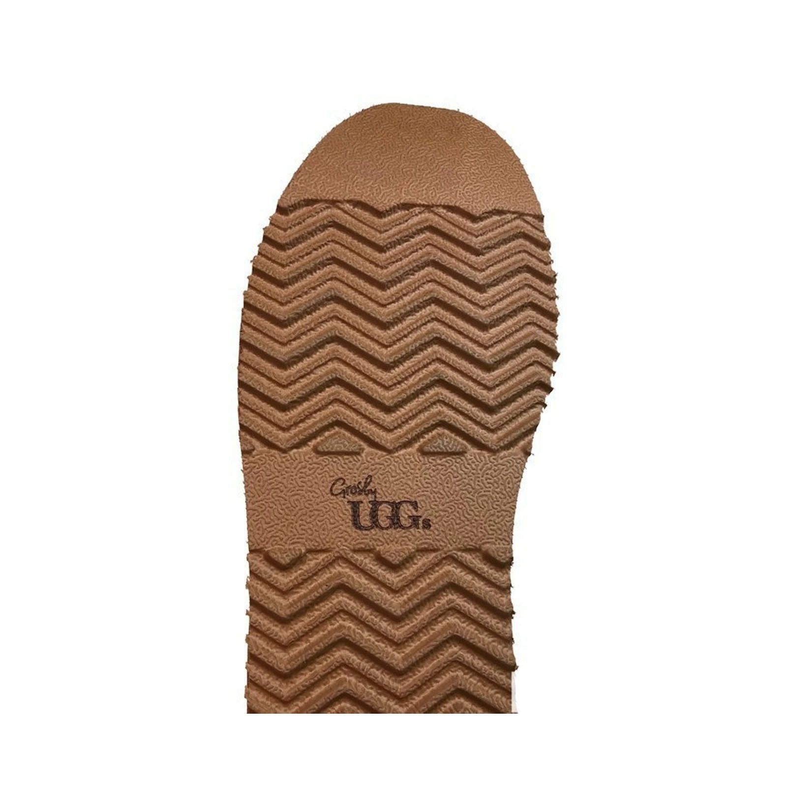 Jillaroo Womens UGG Boots Genuine Sheepskin Suede Leather Moccasins - Chestnut - 5