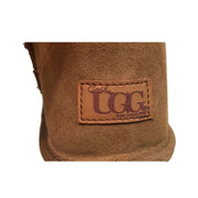 Jillaroo Womens UGG Boots Genuine Sheepskin Suede Leather Moccasins - Chestnut - 5