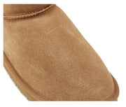 Jillaroo Womens UGG Boots Genuine Sheepskin Suede Leather Moccasins - Chestnut - 5