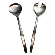 GROSVENOR Chill 2 Salad Servers 18/10 Stainless Steel Spoon Fork CHILL2SS V563-GROSV-2-SALSER