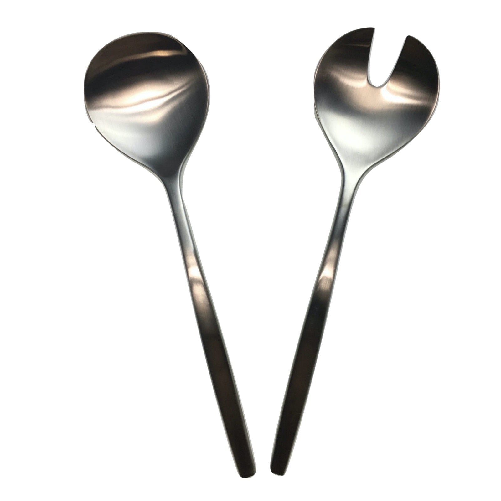 GROSVENOR Chill 2 Salad Servers 18/10 Stainless Steel Spoon Fork CHILL2SS V563-GROSV-2-SALSER