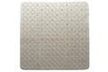 Square Anti Slip Loofah Shower Rug Non Slip Bathroom Bath Mat Water Drains Beige V563-GTRUBERBEIG-SHW