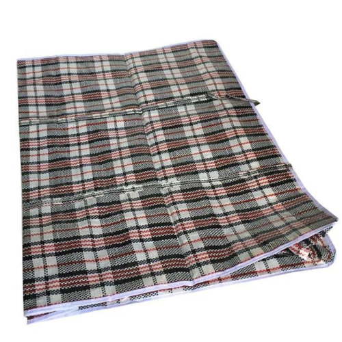 1x Large Stripe Bag Packing Storage Strip Zip Shopping Travel Check House Moving 65cm x 60cm x 25cm V563-H0-201-1PC