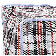 12x Large Stripe Bag Packing Storage Strip Zip Shopping Travel Check House Moving 90cm x 78cm x 25cm V563-H0-207-12PCS