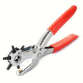 Multi-Size Leather Belt Eyelet Hole Punch Puncher Plier Revolving Handcraft Tool V563-H143