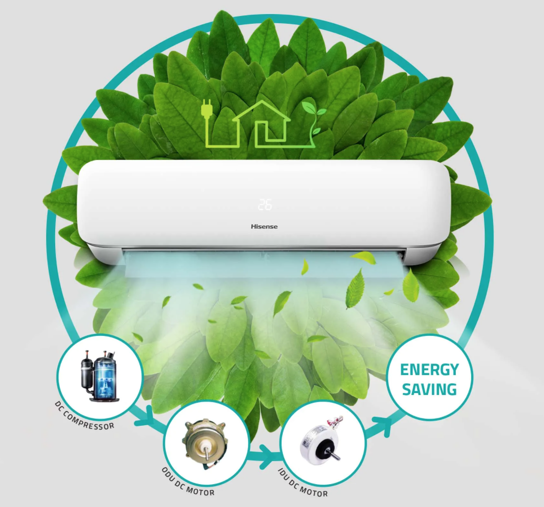 Hisense 8.0 KW V Series Reverse Cycle Air Conditioner Inverter AC (Indoor & Outdoor Unit) V563-HAWJ28KR