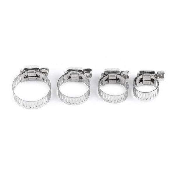 10pcs Hose Clamp Cars Motorcycle Fuel Line Jubilee Petrol Pupe Clips Garden DIY Tools V563-HC100
