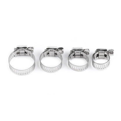 10pcs Hose Clamp Cars Motorcycle Fuel Line Jubilee Petrol Pupe Clips Garden DIY Tools V563-HC100