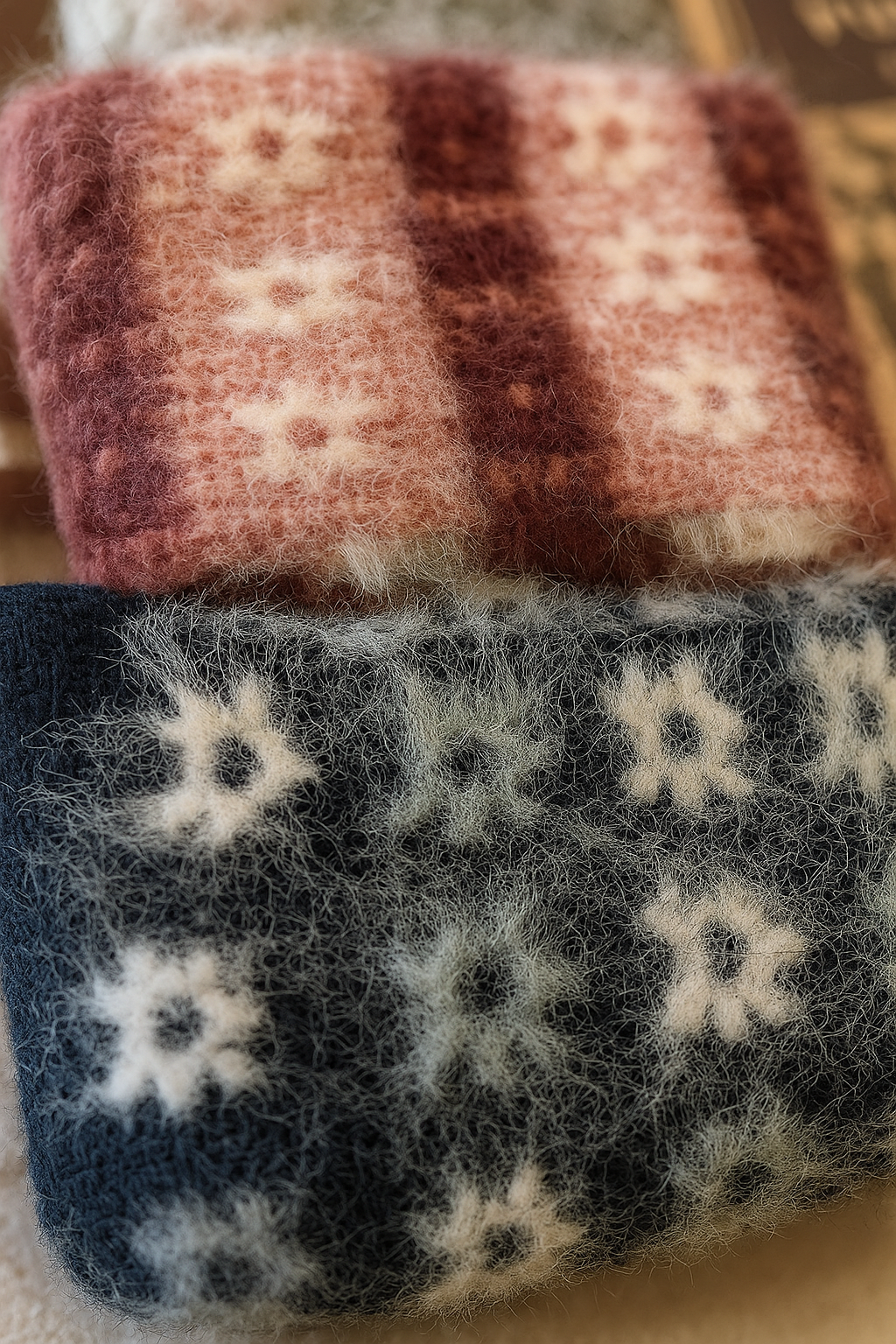 12 Pairs Womens Angora Wool Socks Extra Warm Winter Thermal Soft Ski V563-HC28-37_41-12PAIRS