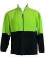 Hi Vis Polar Fleece Full Zip Safety Workwear Fleecy Jacket Unisex - Yellow - S V563-HIVIS-FZWB-YLW-S