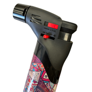 1x Jet Gas Lighter Torch Gun Gas w/ Refillable Butane & Safety Lock - Assorted Colours V563-HO-120-1PC