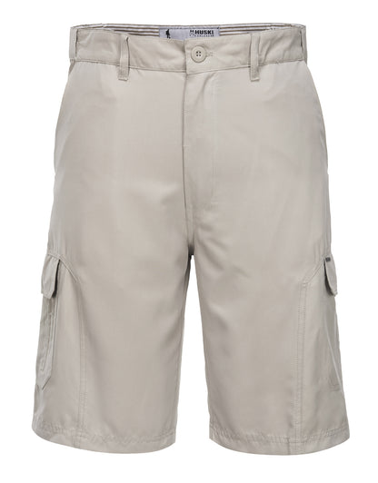 HUSKI Cargo Shorts Mens Cascade Microfibre Flexi Fit Short Army Military 515206 - Bone - XX-Large (102cm V563-HUSKI-515206-BONE-XXL