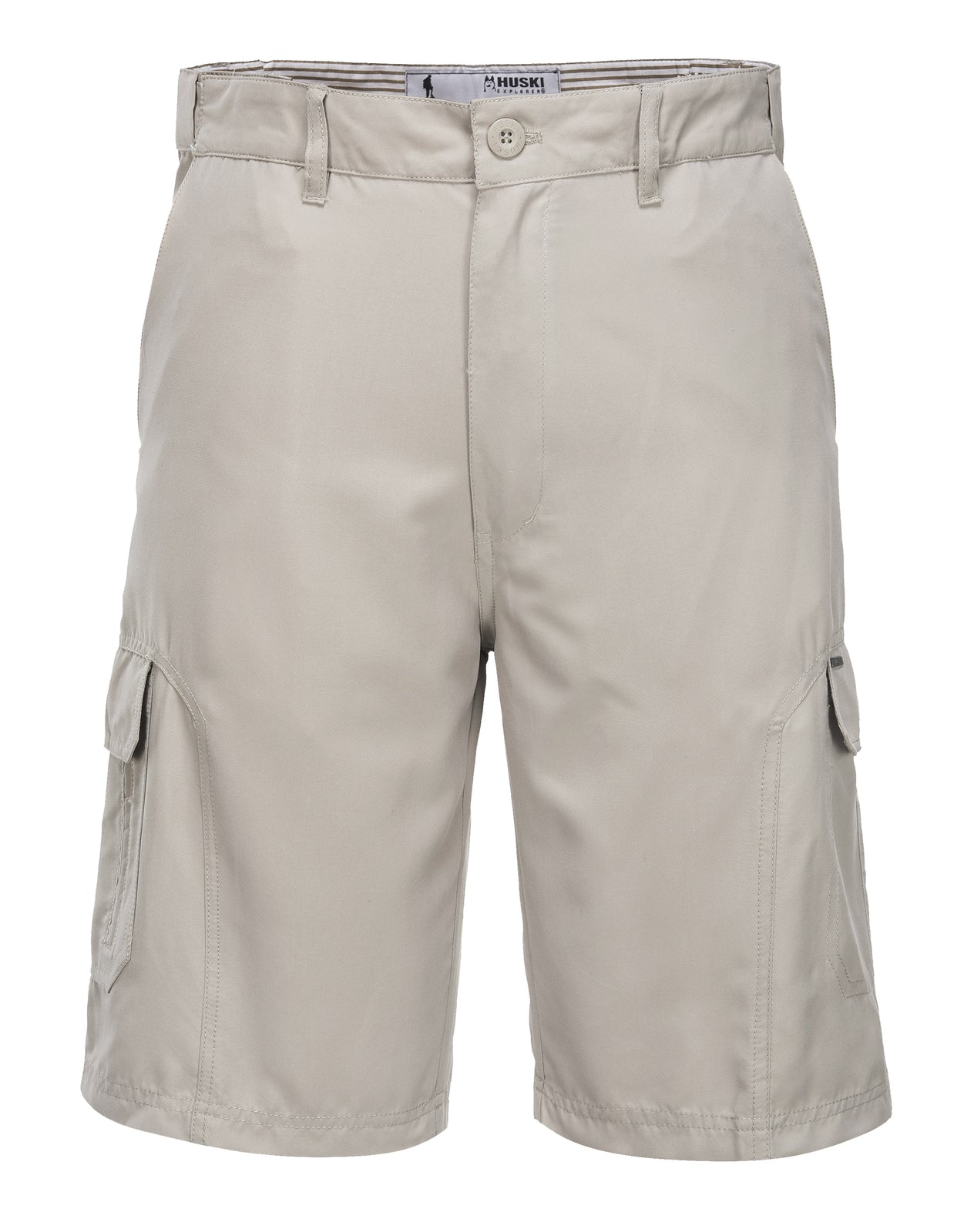 HUSKI Cargo Shorts Mens Cascade Microfibre Flexi Fit Short Army Military 515206 - Bone - XX-Large (102cm V563-HUSKI-515206-BONE-XXL