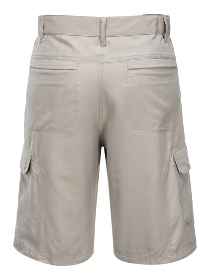 HUSKI Cargo Shorts Mens Cascade Microfibre Flexi Fit Short Army Military 515206 - Bone - XX-Large (102cm V563-HUSKI-515206-BONE-XXL