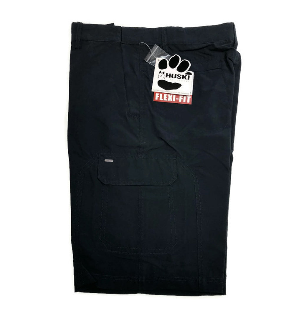 HUSKI Cargo Shorts Mens Cascade Microfibre Flexi Fit Short Army Military 515206 - Bone - XX-Large (102cm V563-HUSKI-515206-BONE-XXL