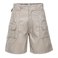 HUSKI Mens Cargo Shorts Work Casual Workwear - Bone - 3XL (107cm Waist) V563-HUSKI-5196-BONE-107