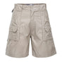 HUSKI Mens Cargo Shorts Work Casual Workwear - Bone - 3XL (107cm Waist) V563-HUSKI-5196-BONE-107