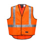 HUSKI Hi Vis Patrol Vest 3M Reflective Tape Safety Workwear High Visibility - Orange - L V563-HUSKI-918094-ORG-L