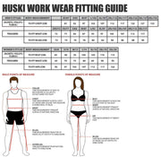 HUSKI Transit Hi Vis Waterproof Jacket Industrial Workwear Reflective UPF 50+ - XXL (112cm)