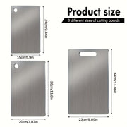 3x Stainless Titanium Steel Anti-Bacterial Mildew-Proof Cutting Chopping Boards V563-HY1281305