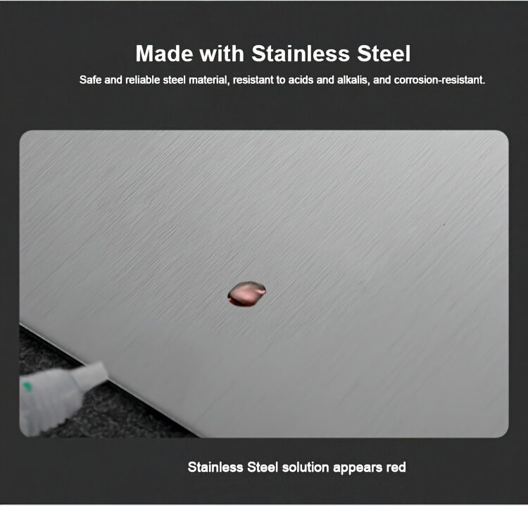 3x Stainless Titanium Steel Anti-Bacterial Mildew-Proof Cutting Chopping Boards V563-HY1281305