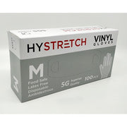 1000x Clear Disposable Vinyl Gloves Powder Free Latex Free Bulk - 1 Box - M V563-HY2404-1BOX-M