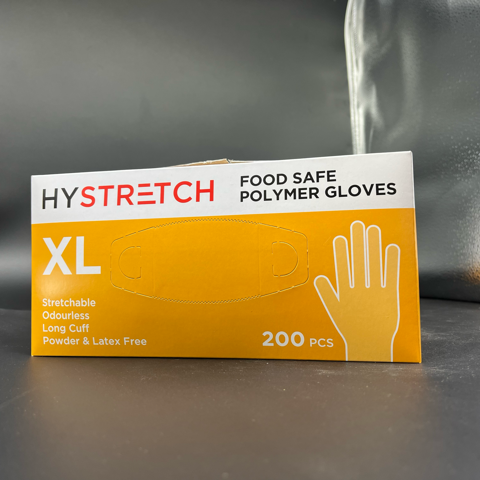 1000x Clear Disposable Vinyl Gloves Powder Free Latex Free Bulk - 1 Box - XL V563-HY2404-1BOX-XL
