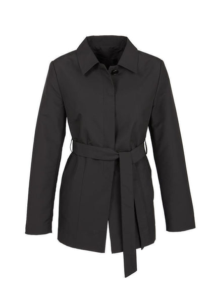 Womens Winter Button Long Trench Coat Jacket Parka Overcoat - Black - XXX-Large V563-J126LL-BLACK-3XL