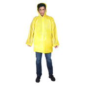 Adult Hooded Poncho Raincoat Waterproof Jacket Emergency Rain Coat REUSABLE V563-JD-12159