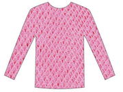Womens Fishnet Mesh Top Long Sleeve Sheer See Through Party Costume - Light Pink V563-JD-12168-LPNK