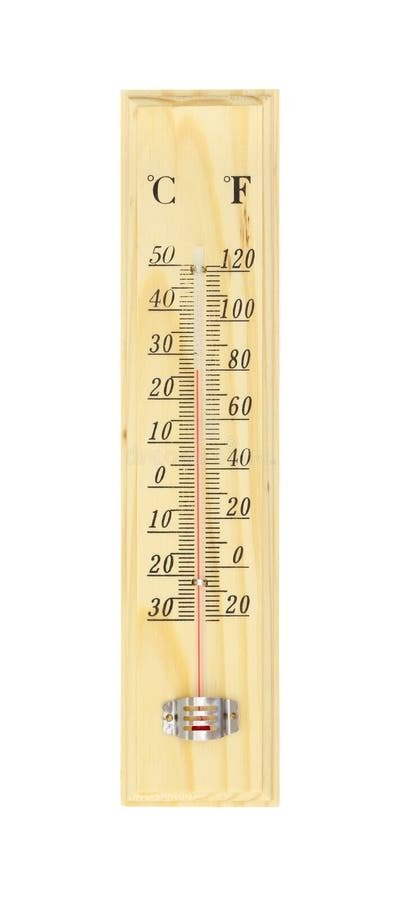 27cm WOODEN THERMOMETER Indoor Outdoor Glass Wall Hanging Room Sensor Jumbo V563-JD-15591