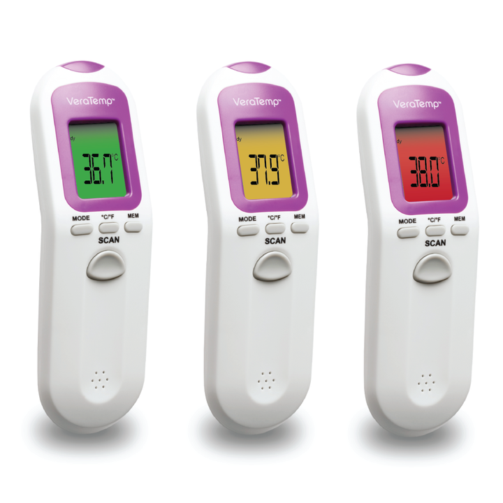VeraTemp Non-Contact Baby Thermometer Infrared LCD IR V563-JXB-306