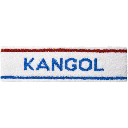 Kangol Bermuda Stripe Headband Stretch Sweatband - White/Ciano - One Size V563-K3302ST-WC130-1SZ