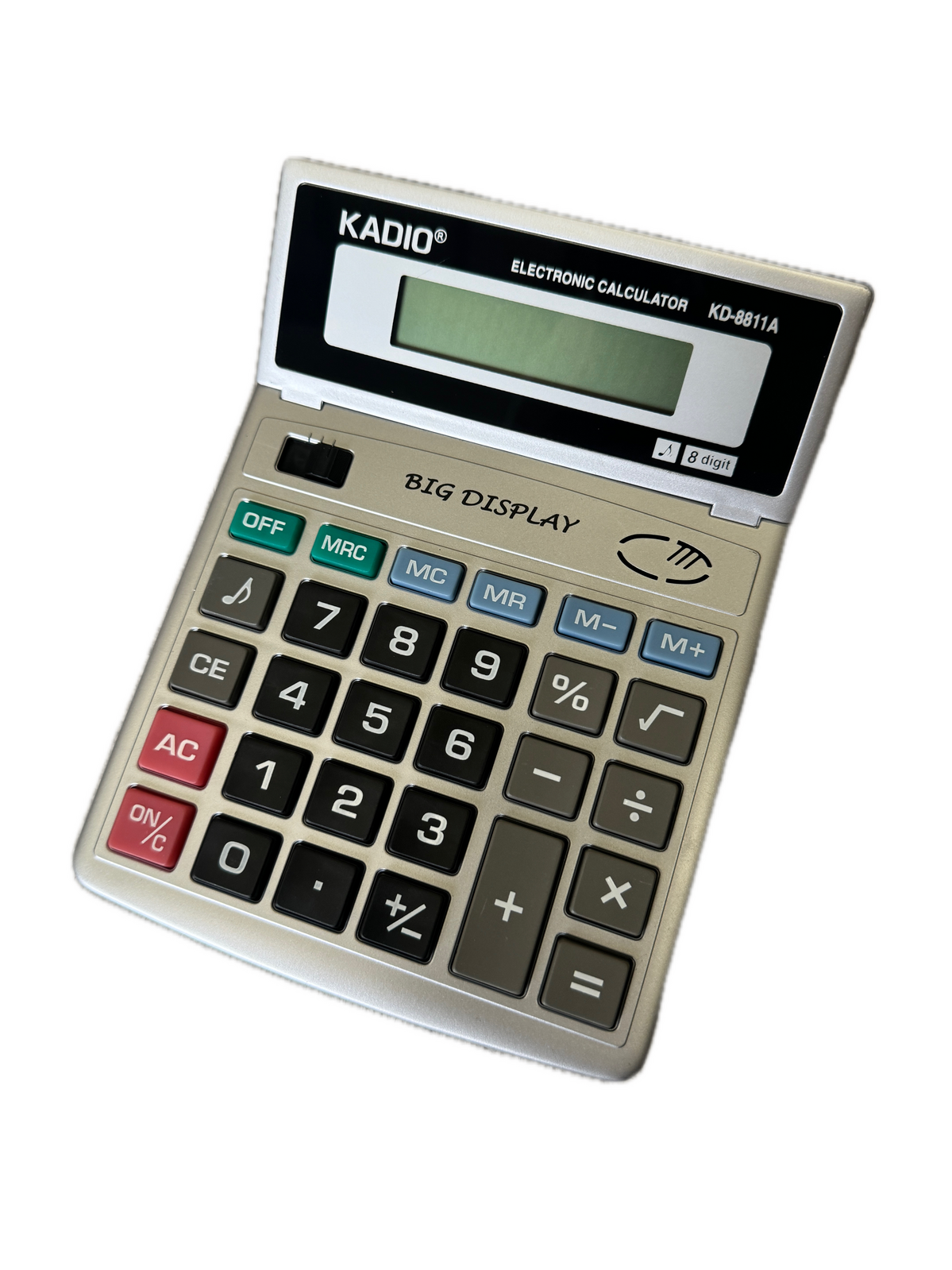 Desktop Electronic Calculator Basic 8-Digit Dual Power LCD Display for Office Business V563-KADIO