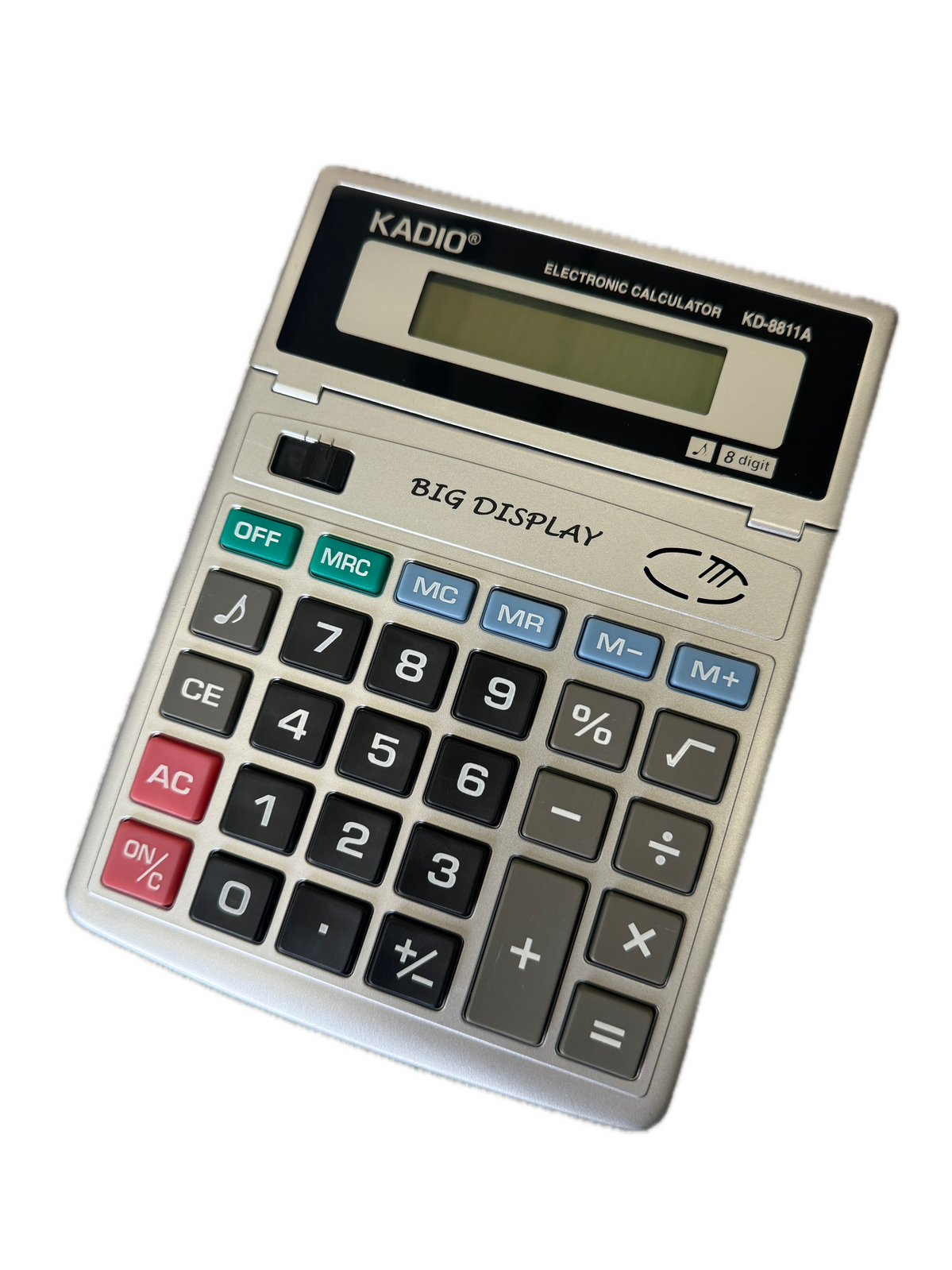 Desktop Electronic Calculator Basic 8-Digit Dual Power LCD Display for Office Business V563-KADIO