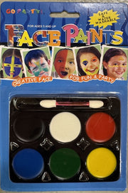 FACE PAINT Costume Party Non-Toxic Palette Clown Dress Up Make Up Halloween V563-KD05575