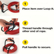 24-Inch Heavy-Duty Storage Strap with Handle - Cord, Hose & Cable Organiser V563-KM5047221
