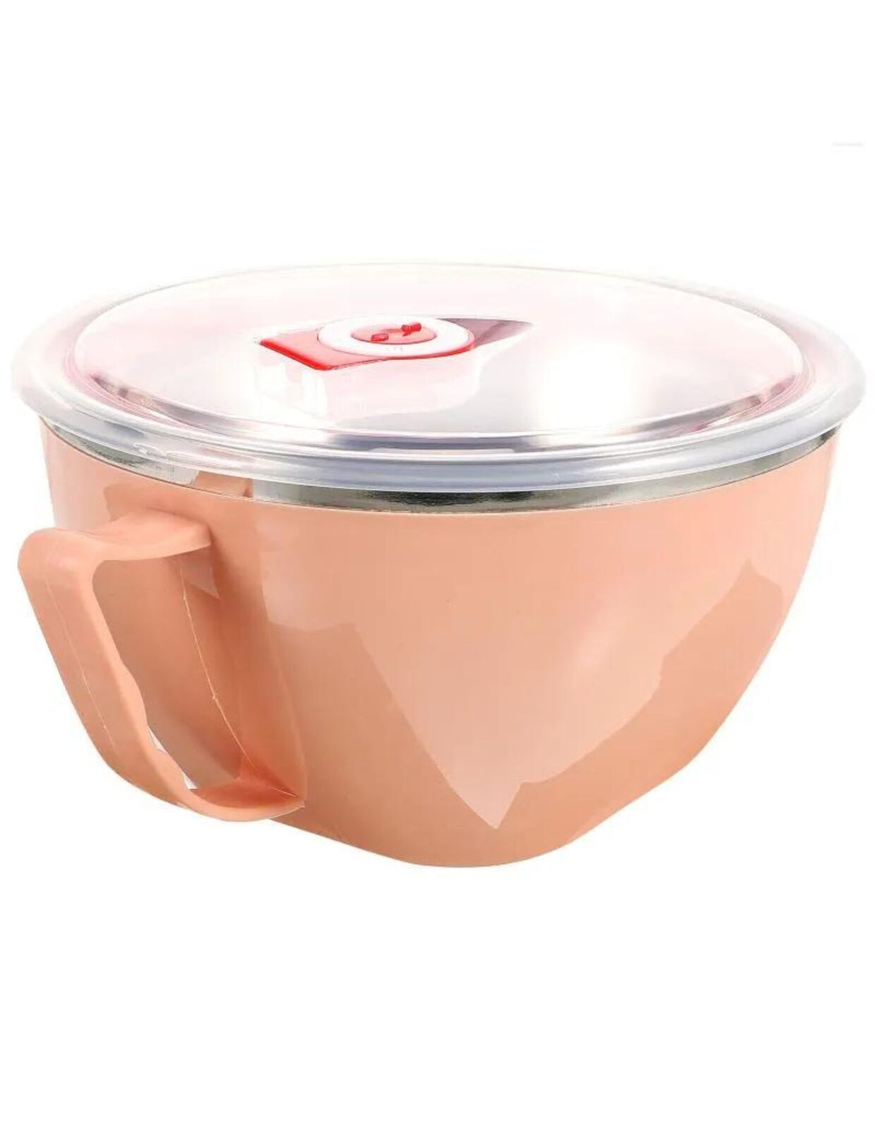 900ml Stainless Steel Instant Noodle Solid Bowl Korean Mi Goreng w Lid & Handle V563-KOR_NOODLEBWL_15CM