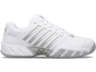 K-Swiss Womens Bigshot 4 AC Tennis Shoes - White/Silver - US 8.5 V563-KSW96989138-85