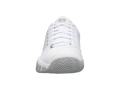 K-Swiss Womens Bigshot 4 AC Tennis Shoes - White/Silver - US 8.5 V563-KSW96989138-85