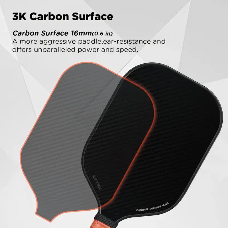 3K Graphite Carbon Fiber Pickleball Paddles Pickle Ball Racket Racquet V563-LX115734